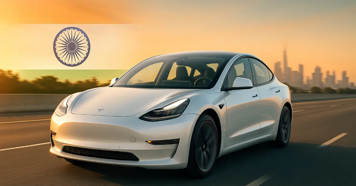 Tesla car launched in India