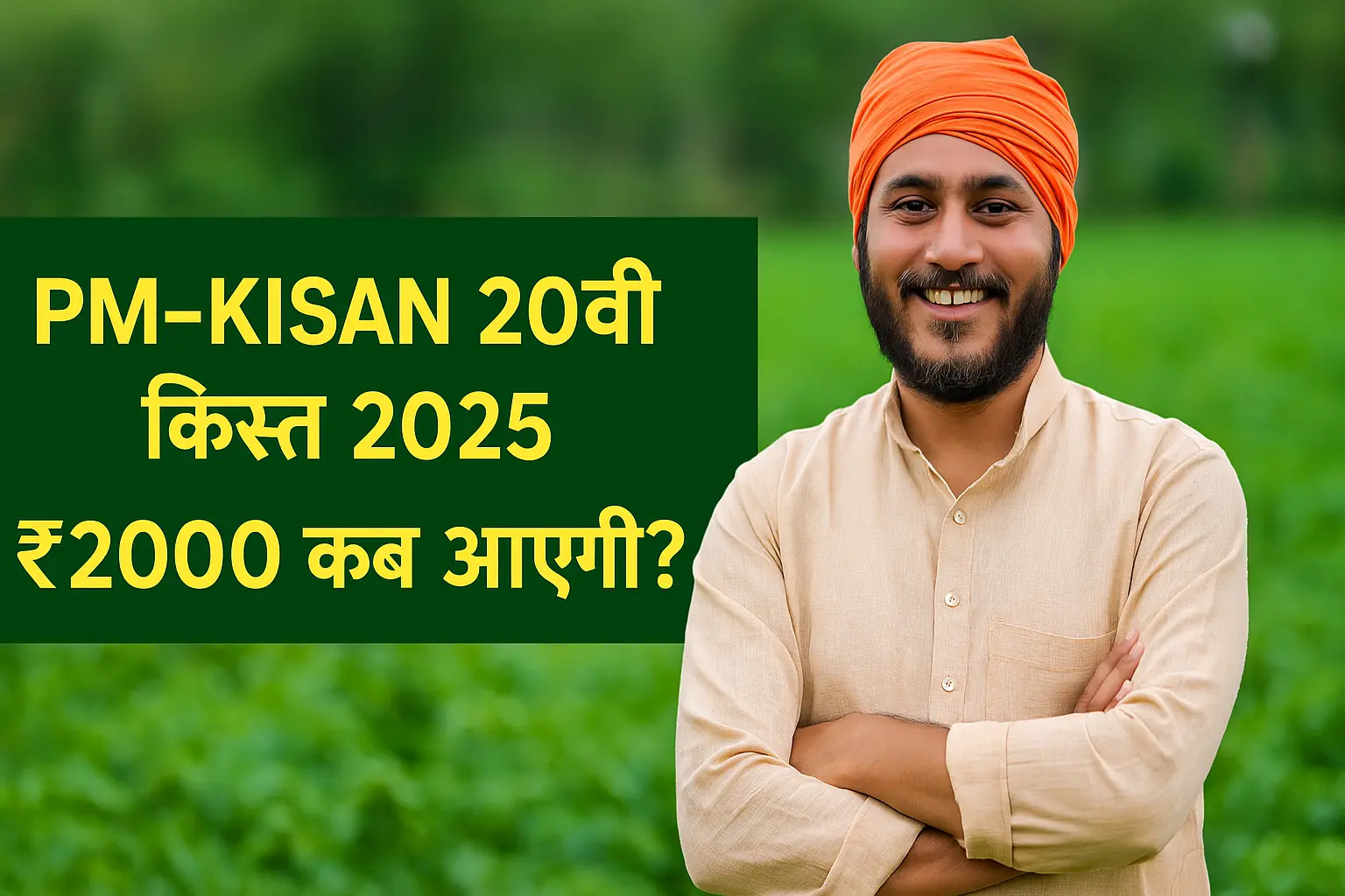 PM Kisan 20th Installment 2025
