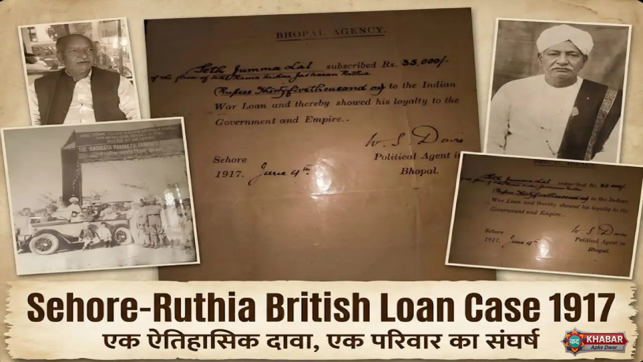 Sehore Ruthia family 1917 British loan case featured image collage
