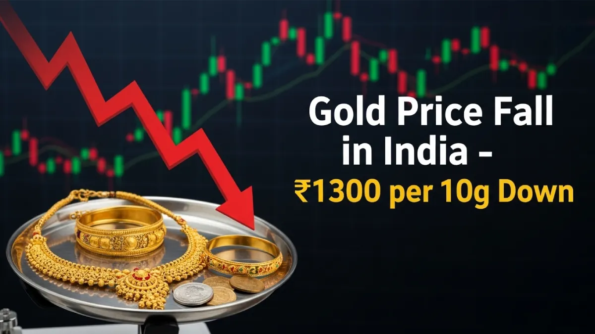 Gold Price Fall in India 2025